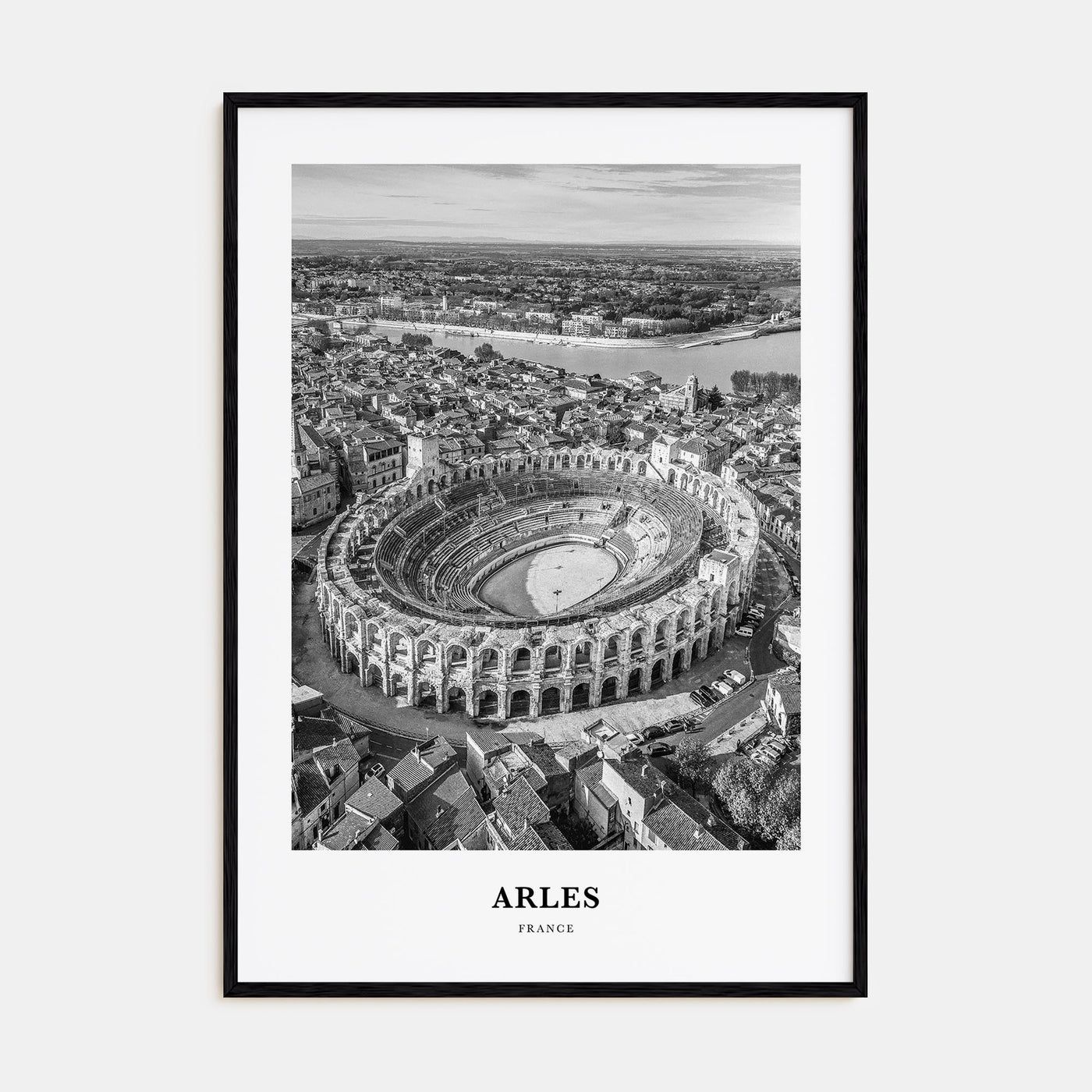 Arles Portrait B&W Poster