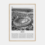 Arles Travel B&W Poster