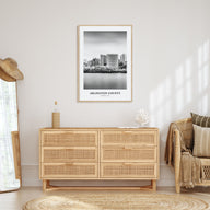 Arlington County, Virginia Portrait B&W No 2 Poster