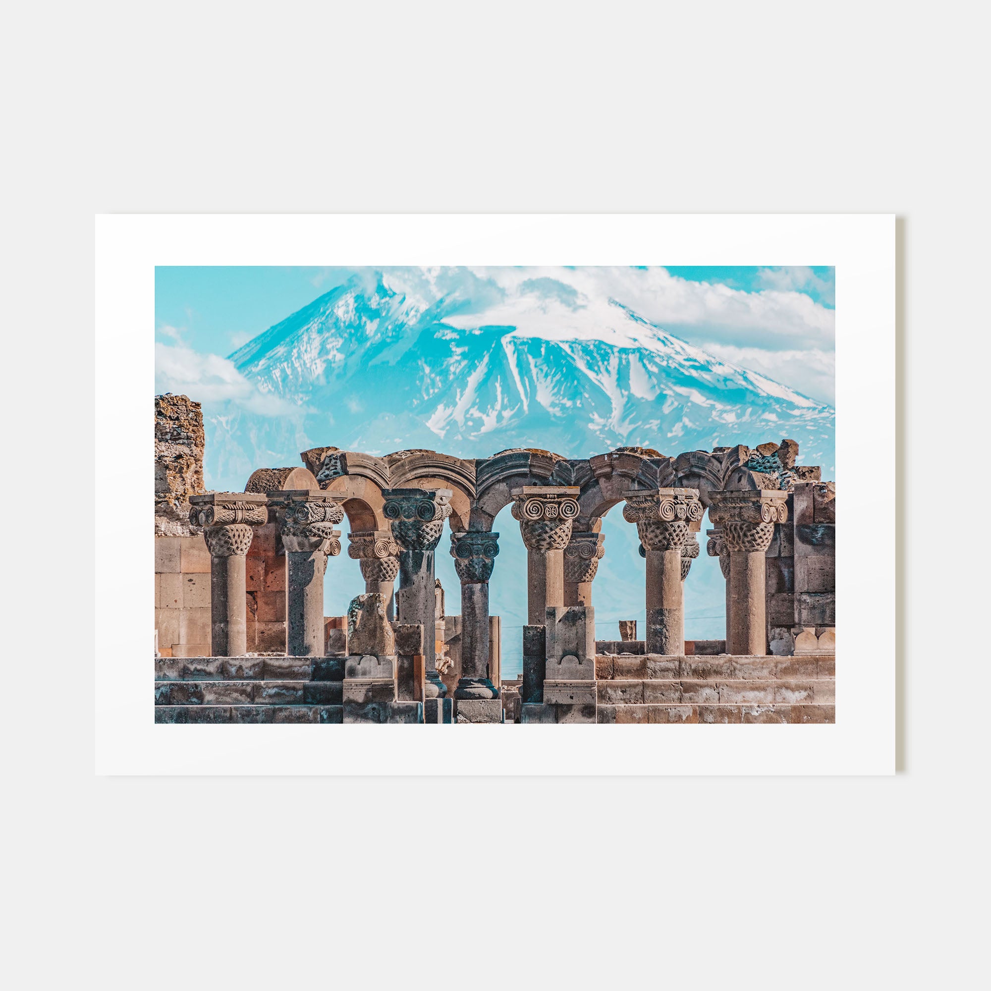 Armenia Landscape Color Poster