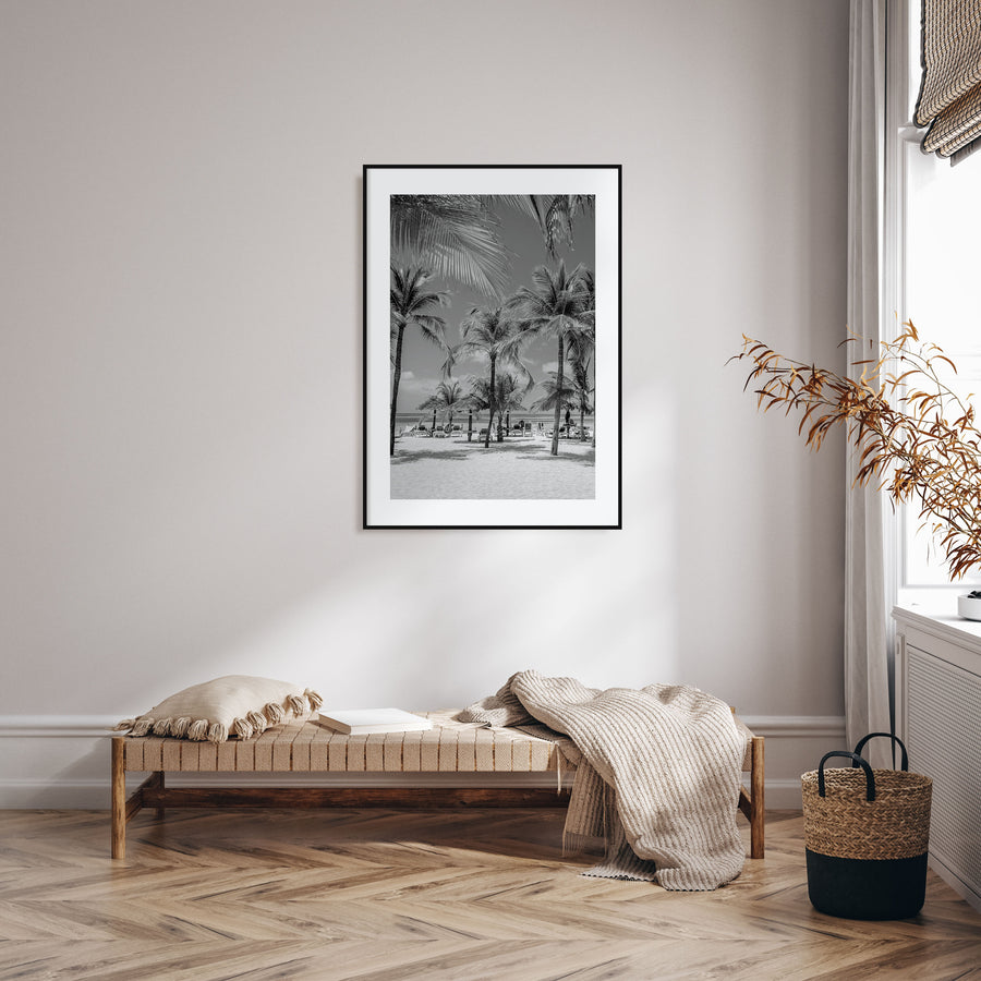 Aruba Photo B&W Poster