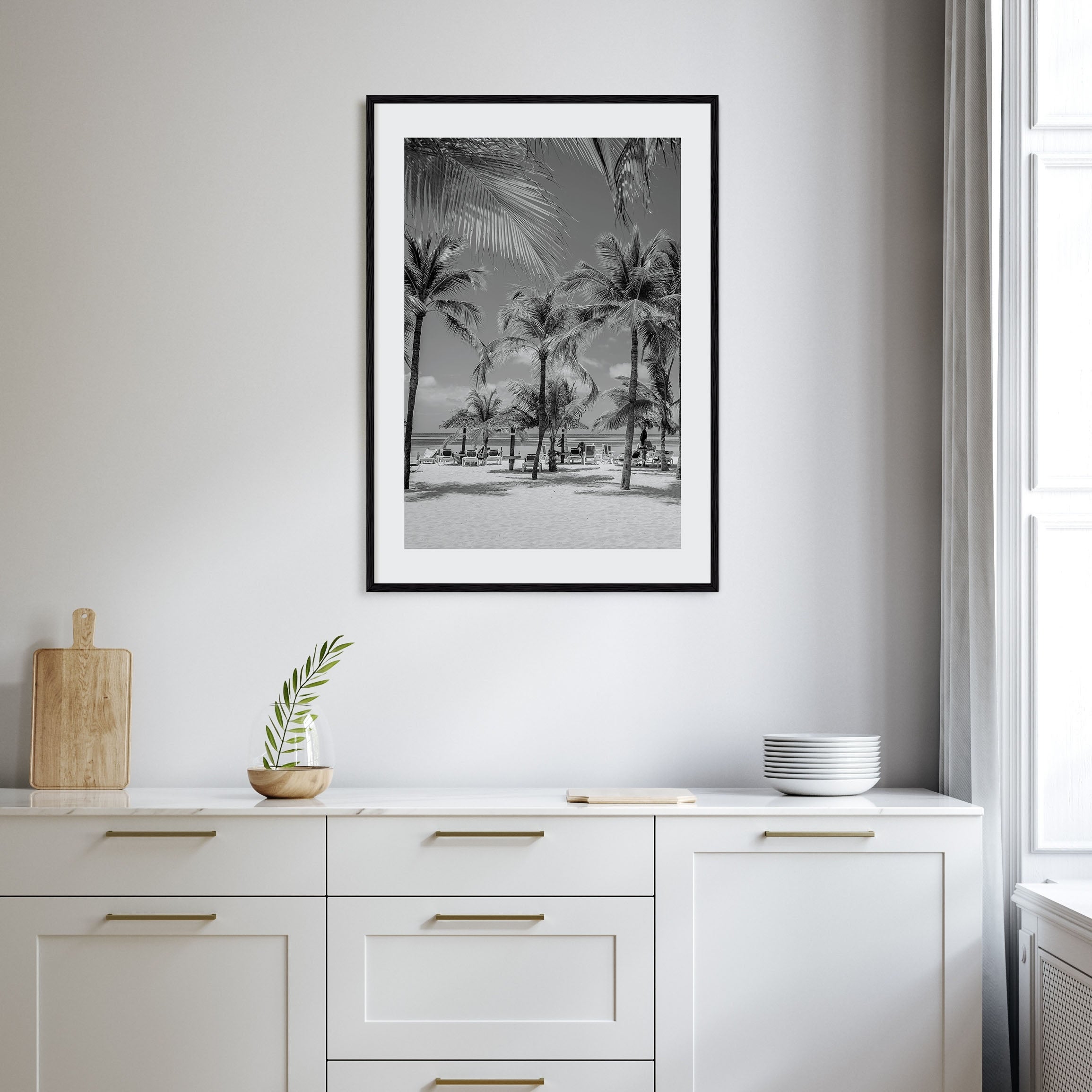 Aruba Photo B&W Poster