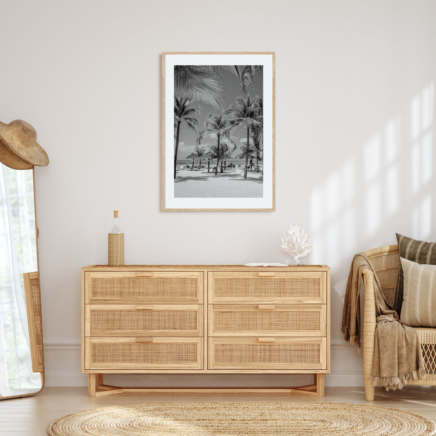 Aruba Photo B&W Poster
