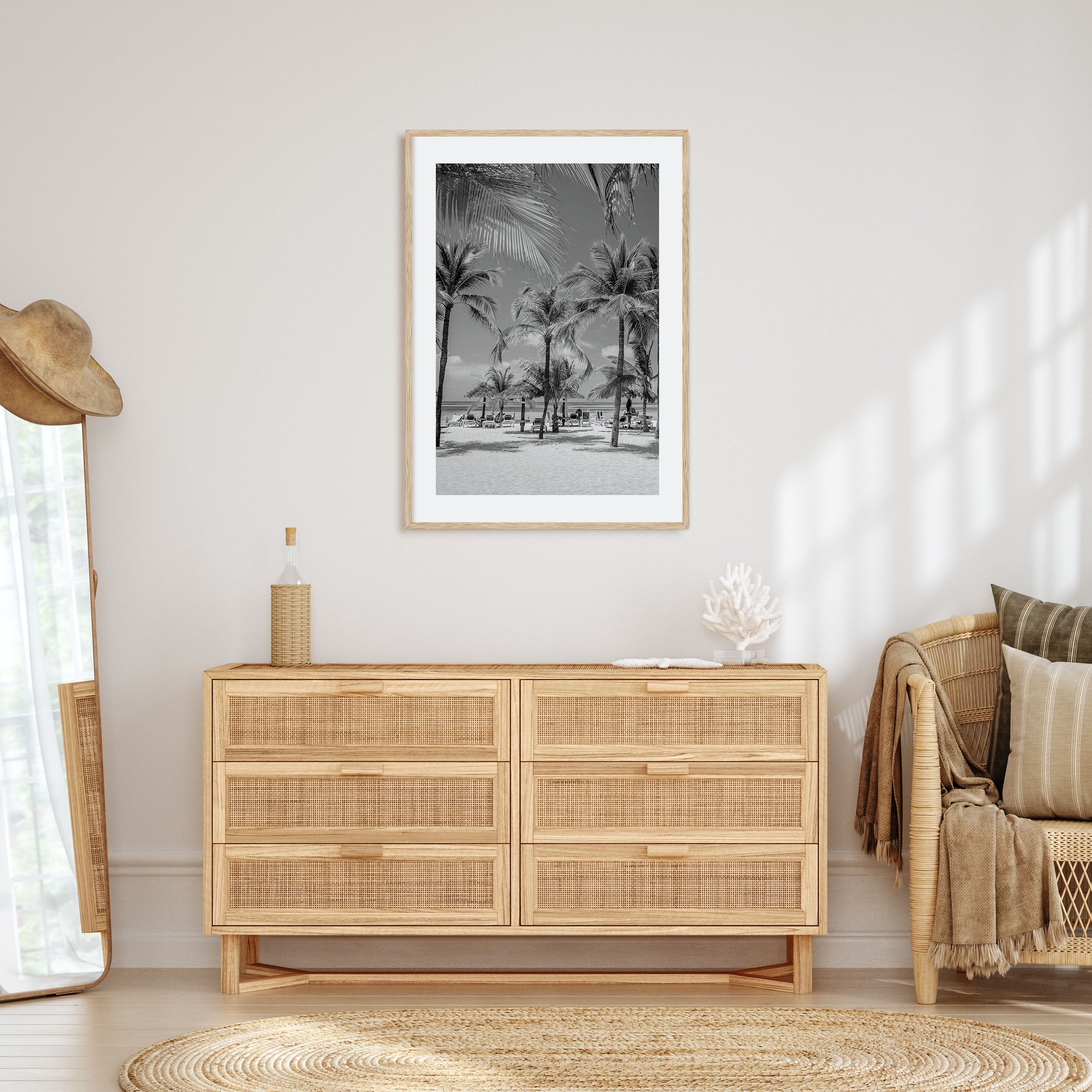 Aruba Photo B&W Poster