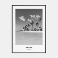 Aruba Portrait B&W No 1 Poster
