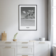 Aruba Portrait B&W No 1 Poster