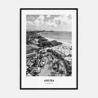 Aruba Portrait B&W No 2 Poster