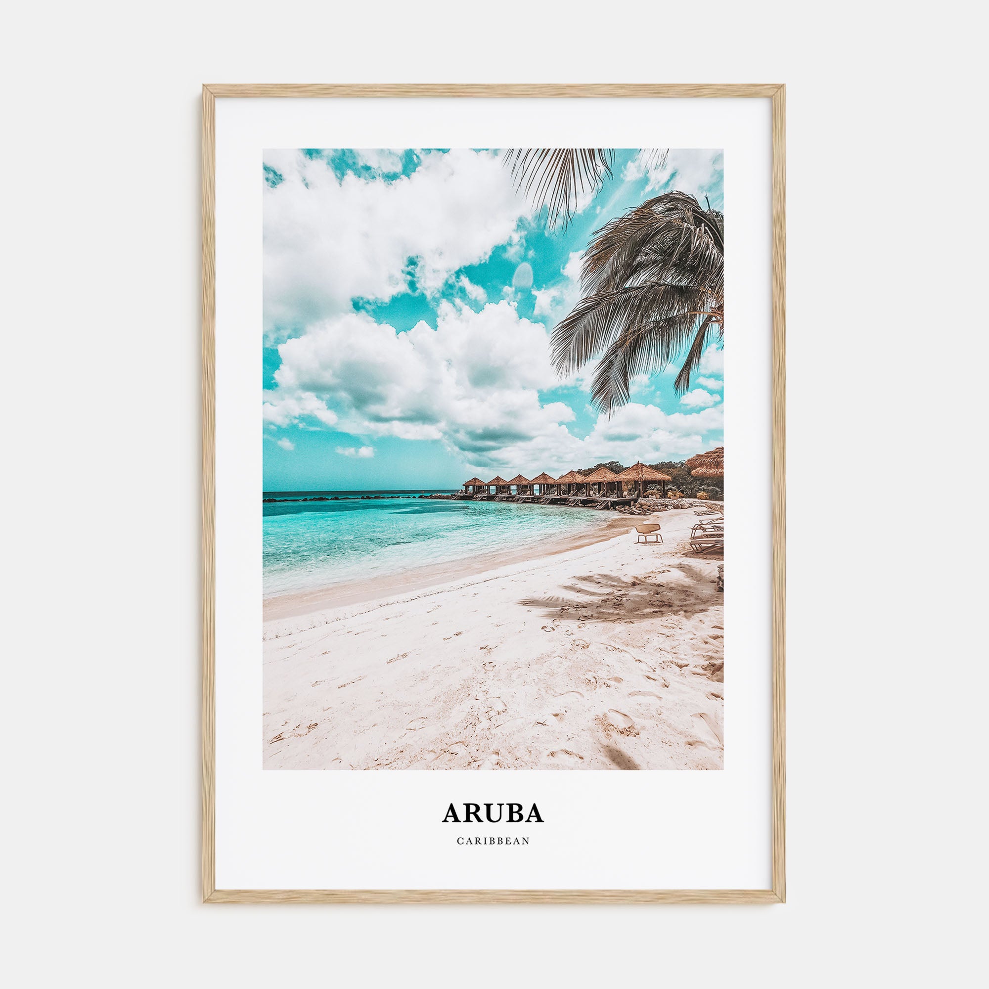 Aruba Portrait Color Poster