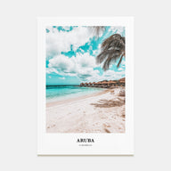 Aruba Portrait Color Poster