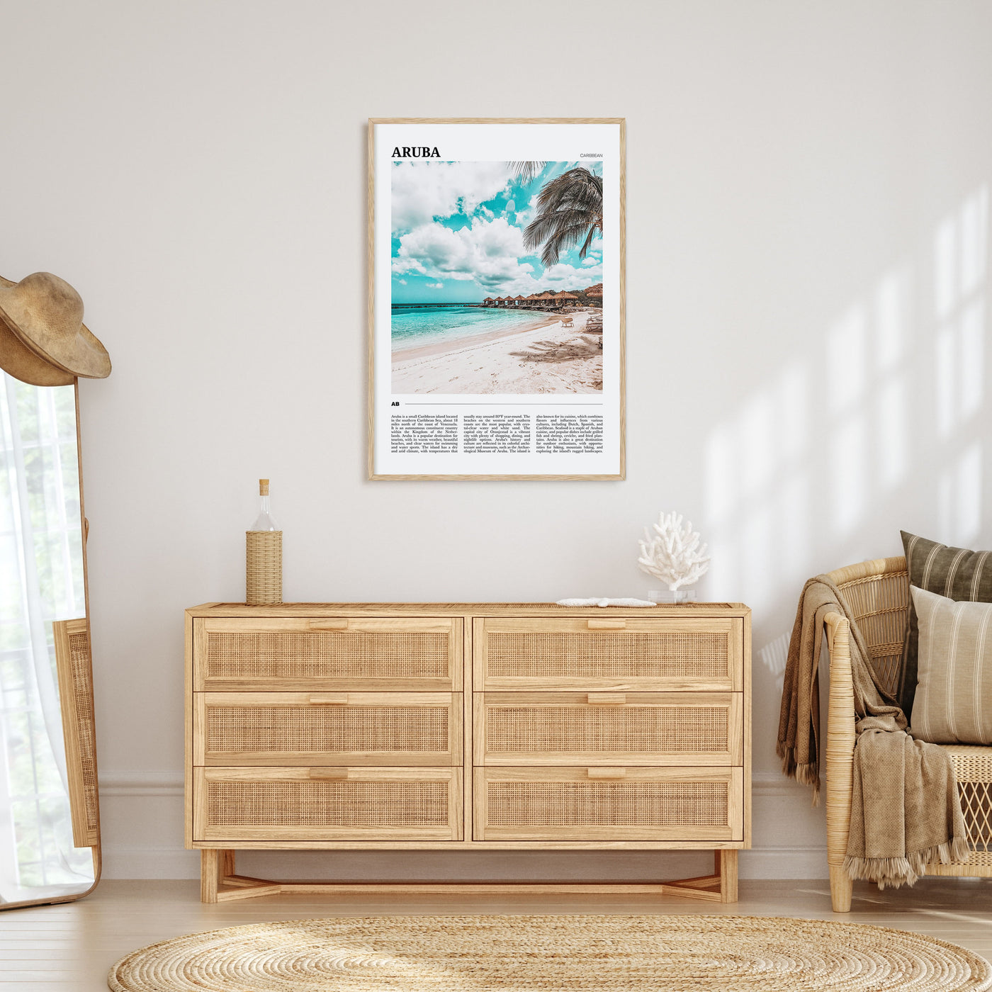 Aruba Travel Color Poster
