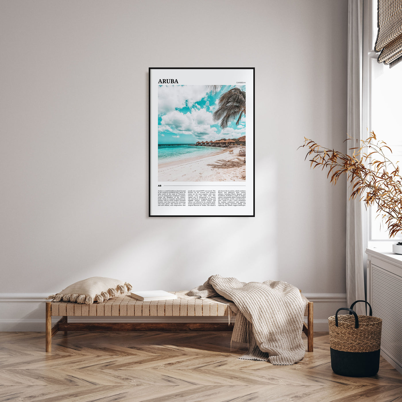 Aruba Travel Color Poster