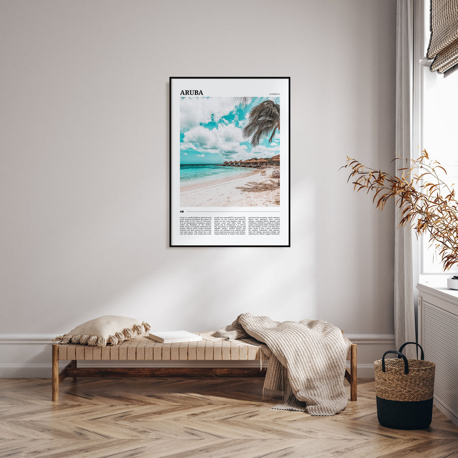 Aruba Travel Color Poster