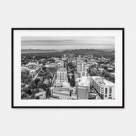 Asheville Landscape B&W Poster