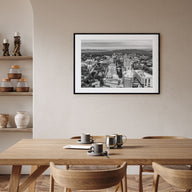 Asheville Landscape B&W Poster