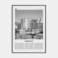 Asheville Travel B&W No 2 Poster