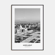 Ashgabat Portrait B&W Poster