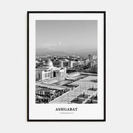 Ashgabat Portrait B&W Poster