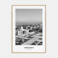 Ashgabat Portrait B&W Poster