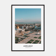 Ashgabat Portrait Color Poster