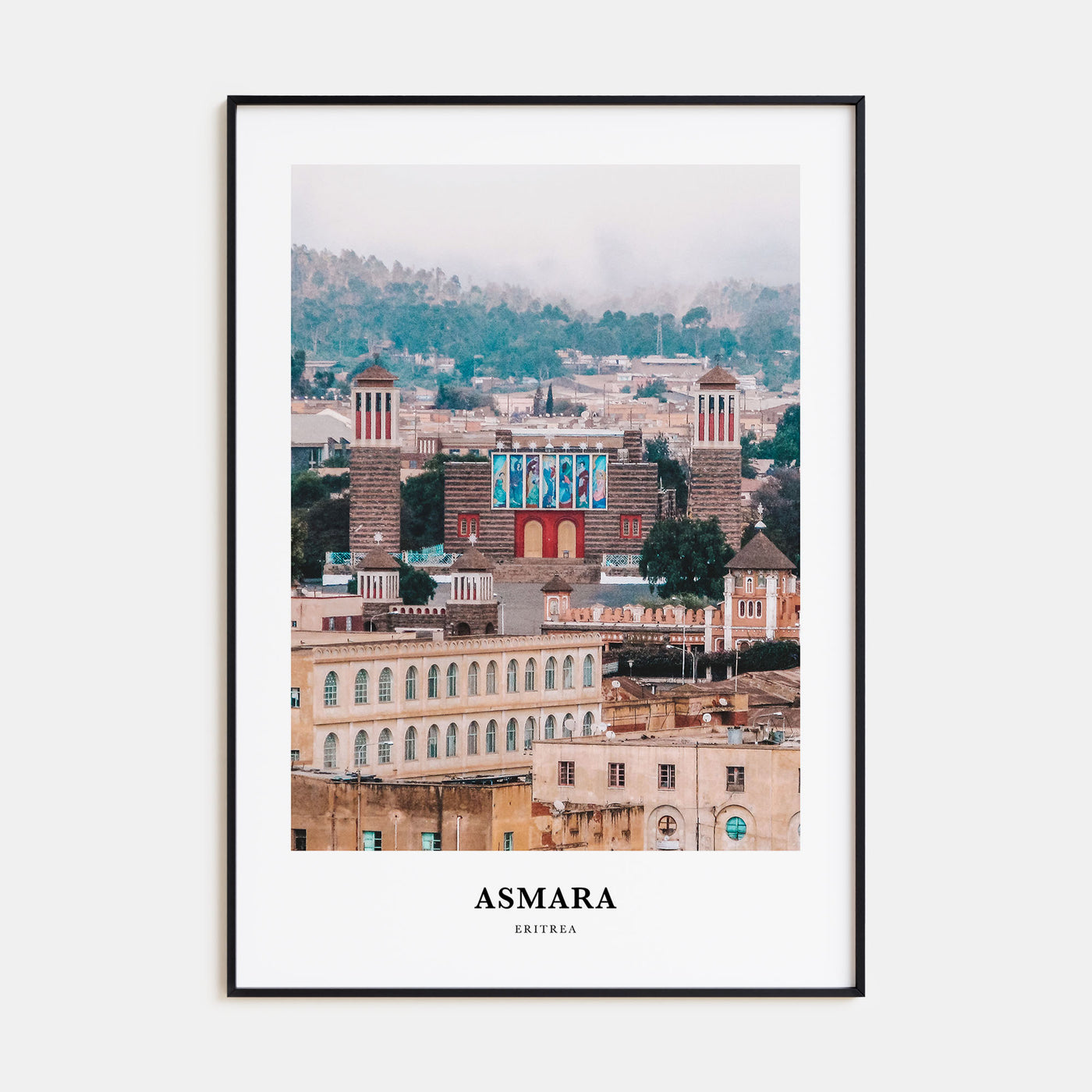 Asmara Portrait Color No 2 Poster