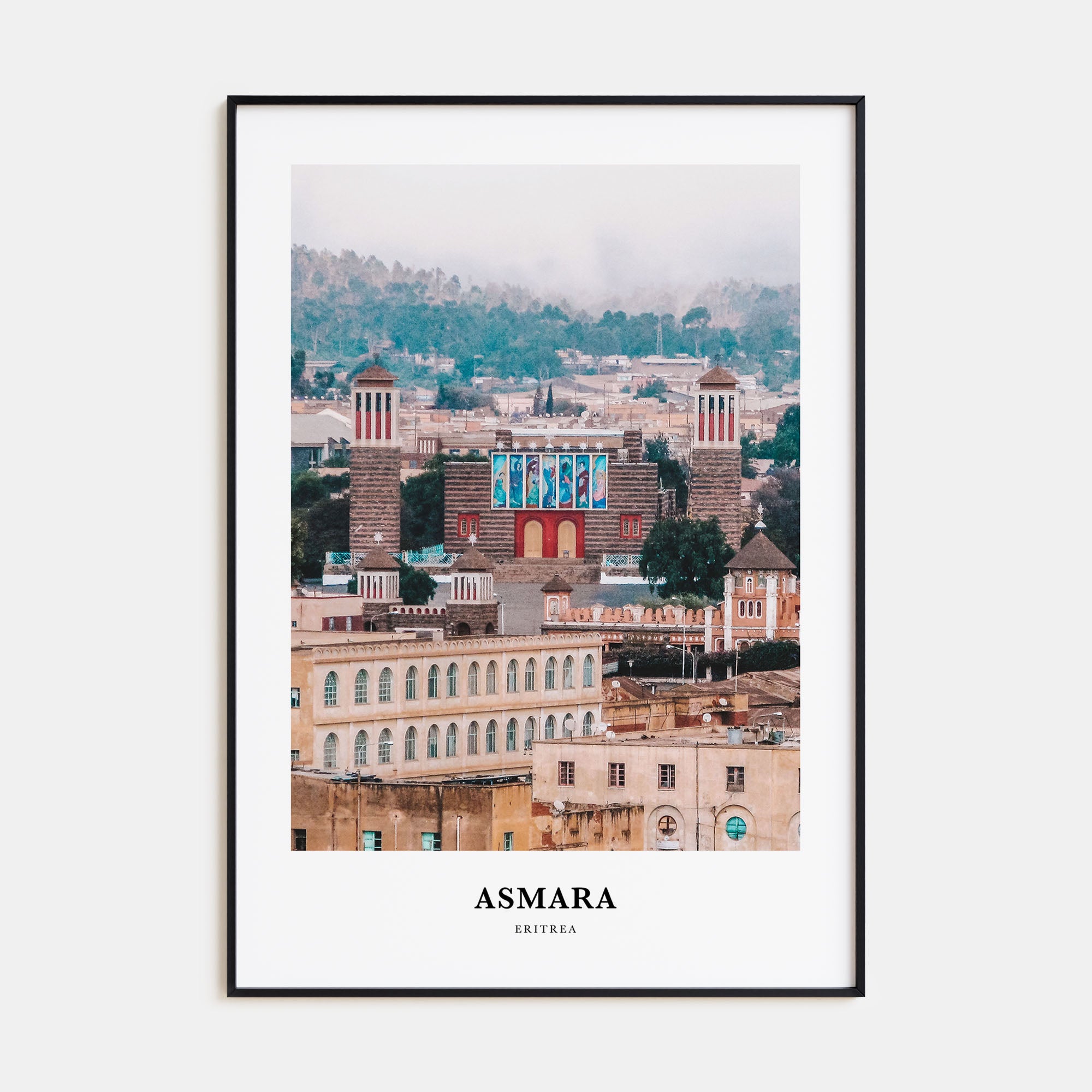 Asmara Portrait Color No 2 Poster
