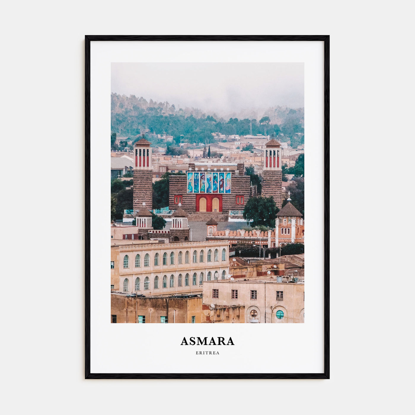 Asmara Portrait Color No 2 Poster