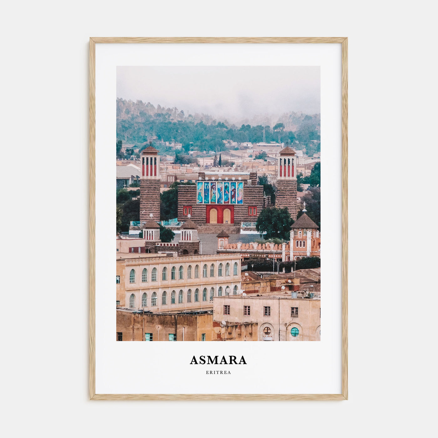 Asmara Portrait Color No 2 Poster