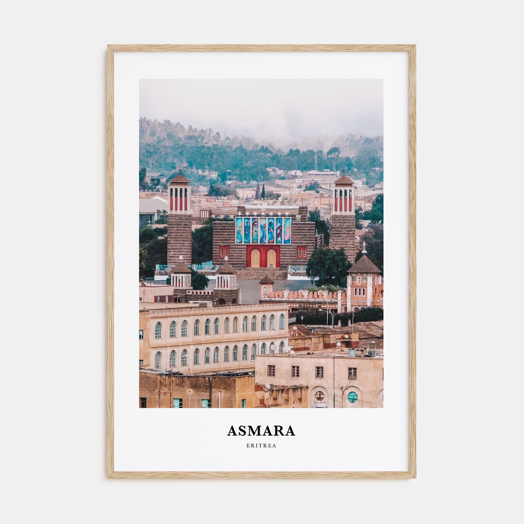 Asmara Portrait Color No 2 Poster