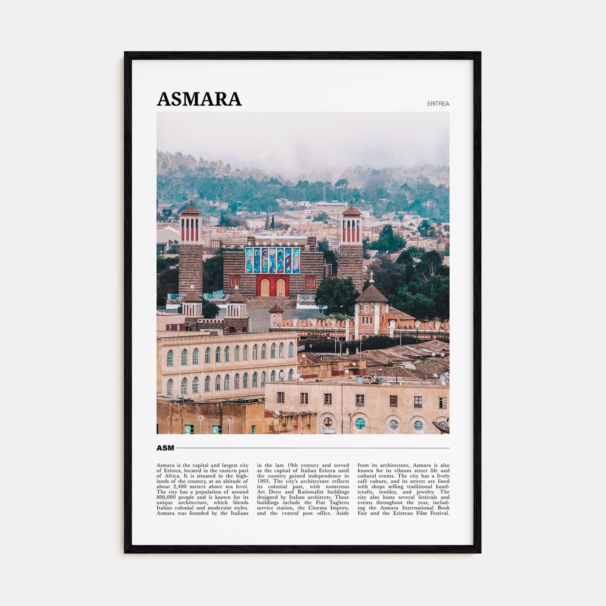 Asmara Travel Color No 2 Poster
