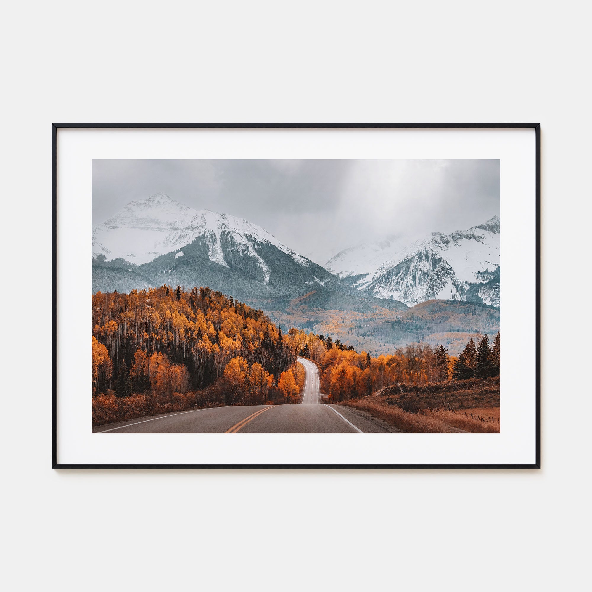 Aspen Landscape Color Poster
