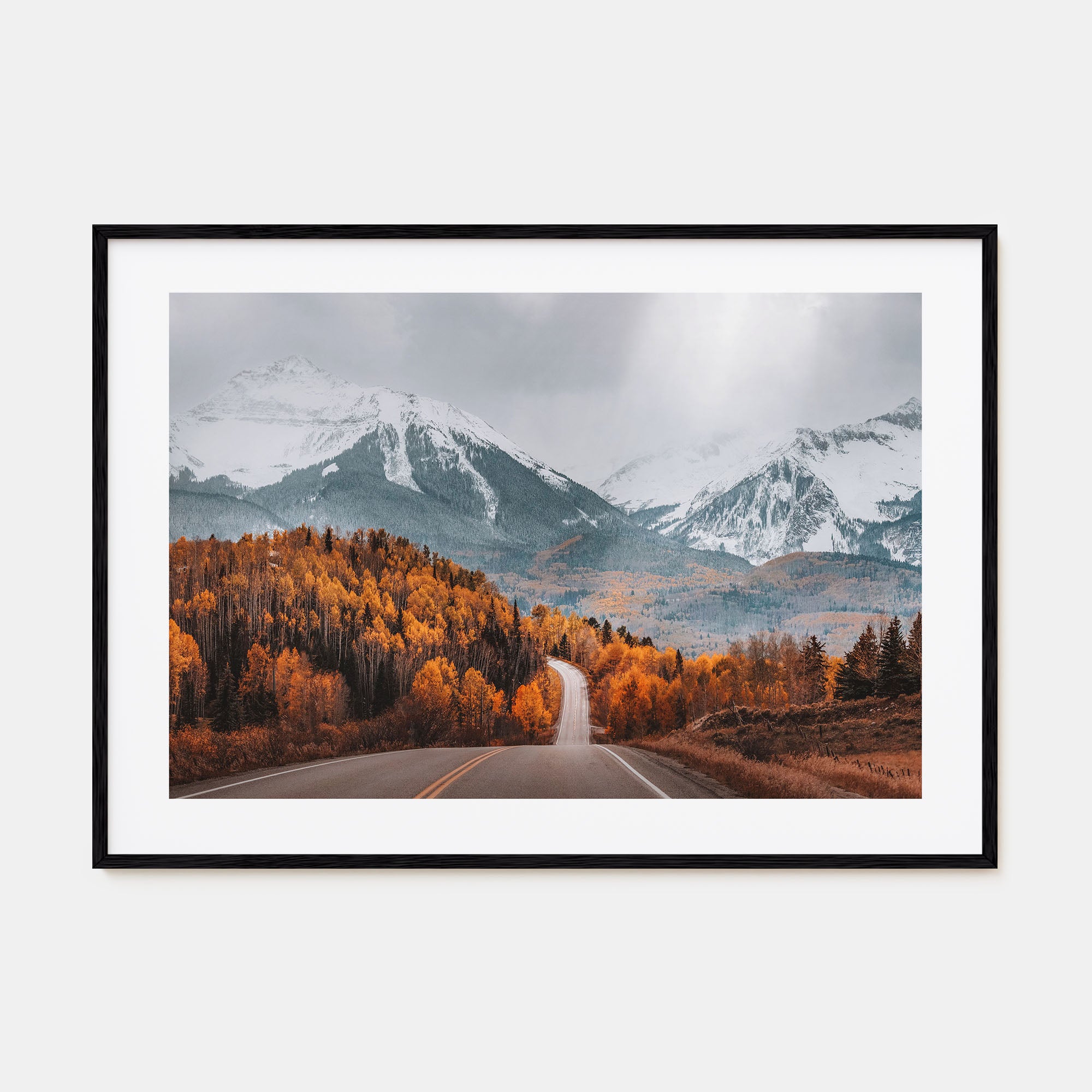Aspen Landscape Color Poster