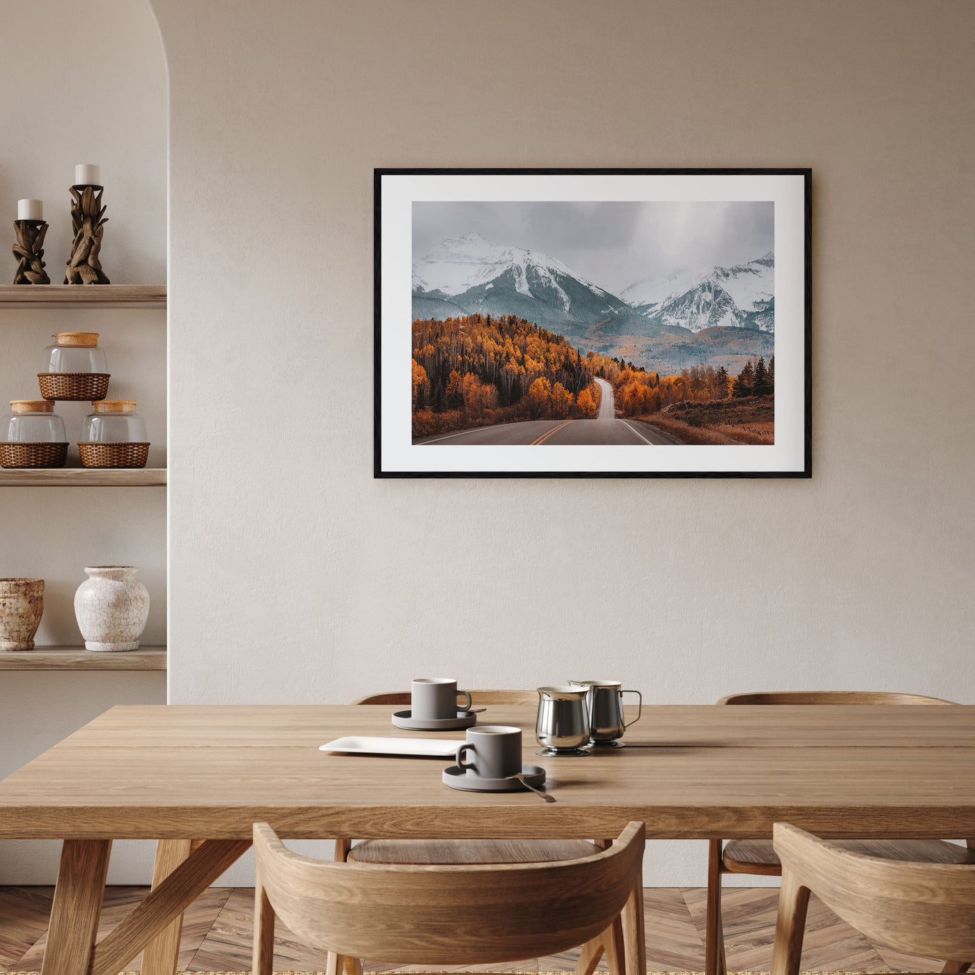 Aspen Landscape Color Poster