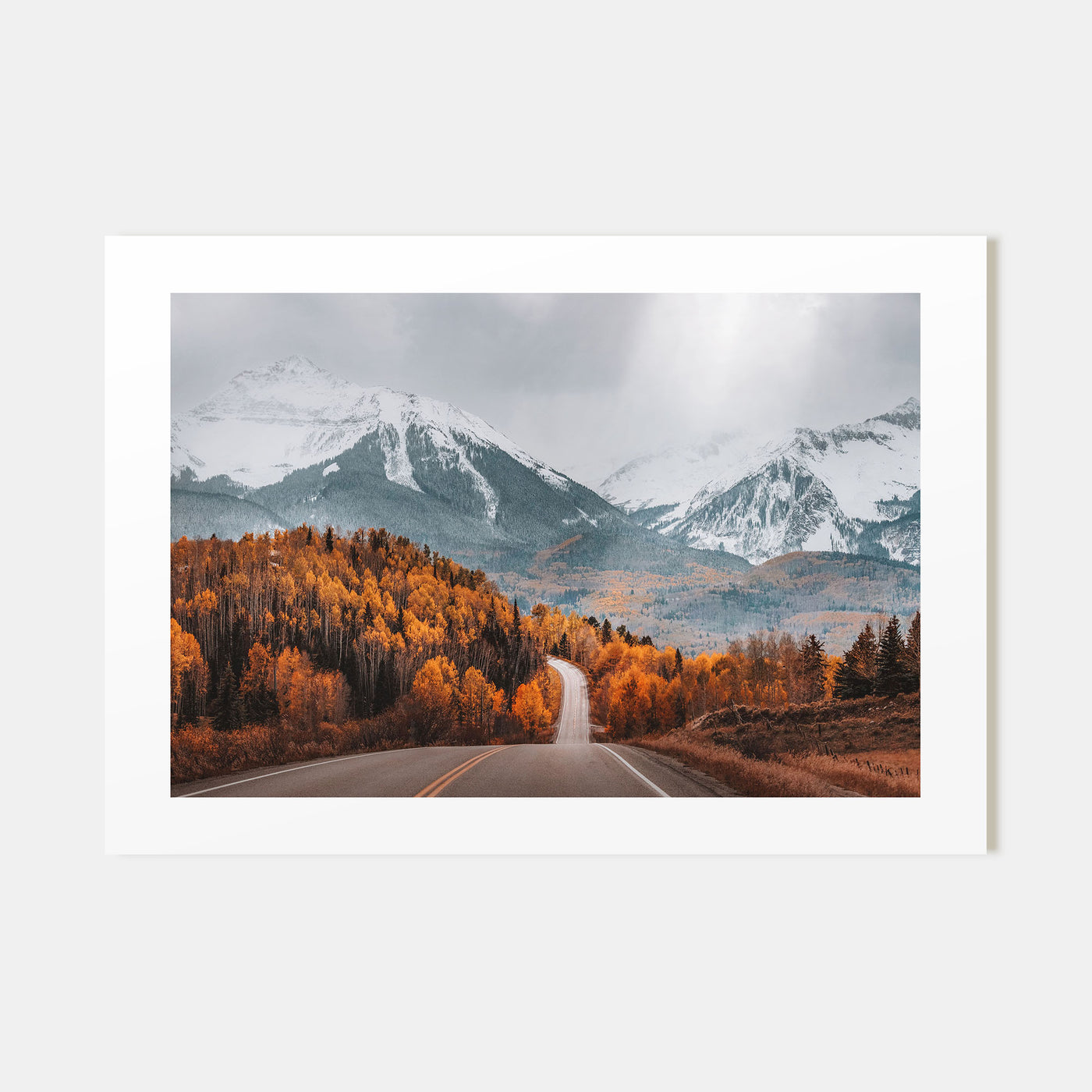 Aspen Landscape Color Poster