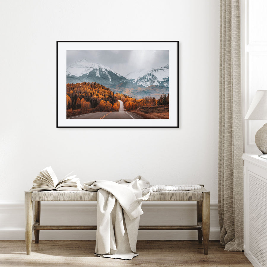 Aspen Landscape Color Poster