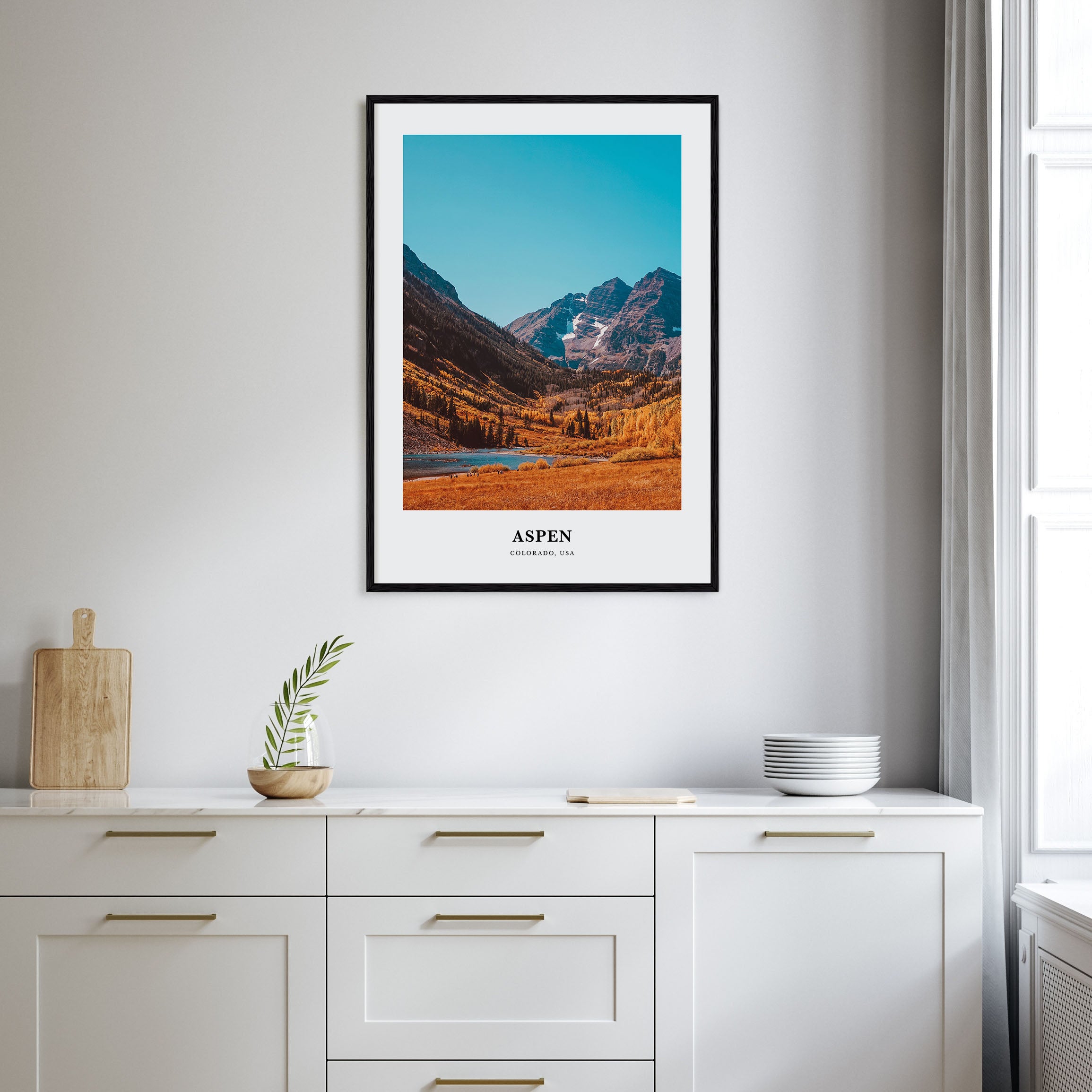Aspen Portrait Color Poster