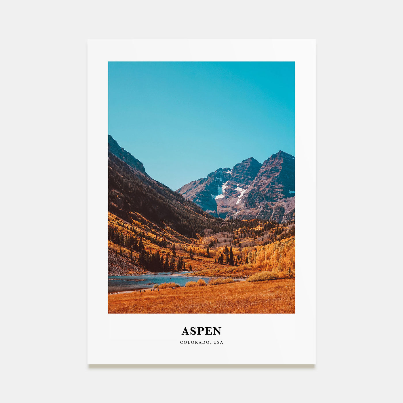 Aspen Portrait Color Poster