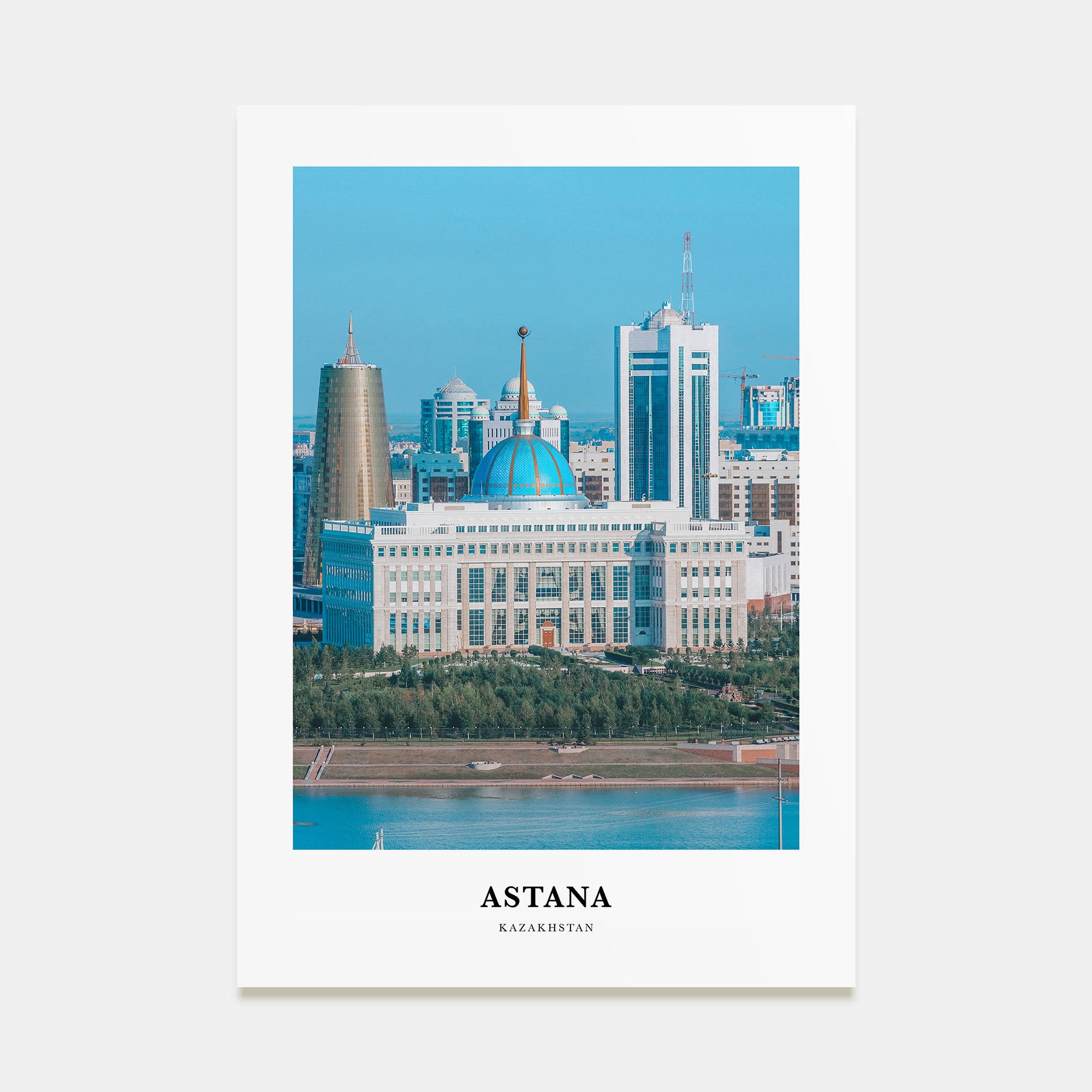 Astana Portrait Color Poster