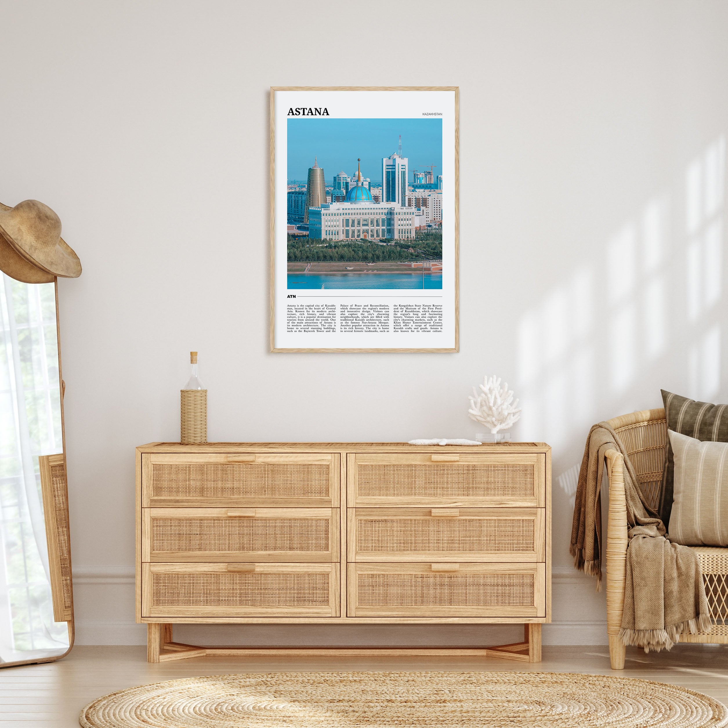 Astana Travel Color Poster