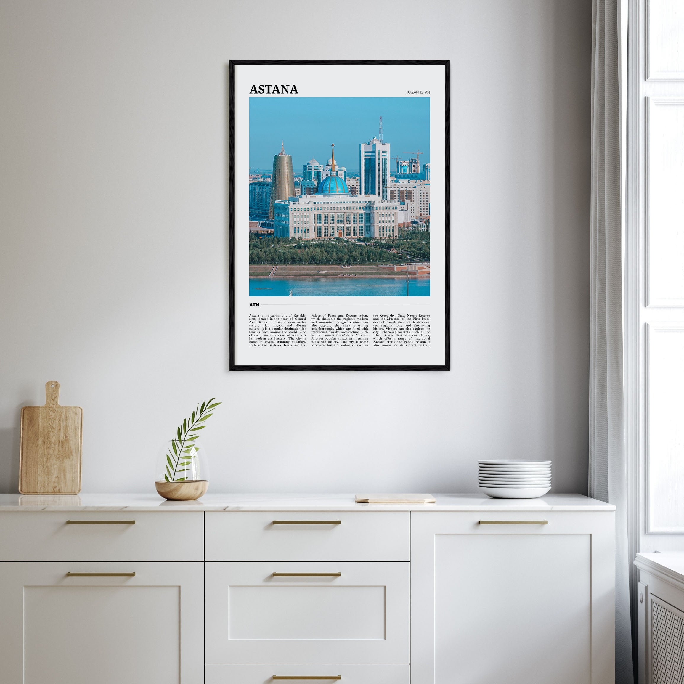 Astana Travel Color Poster