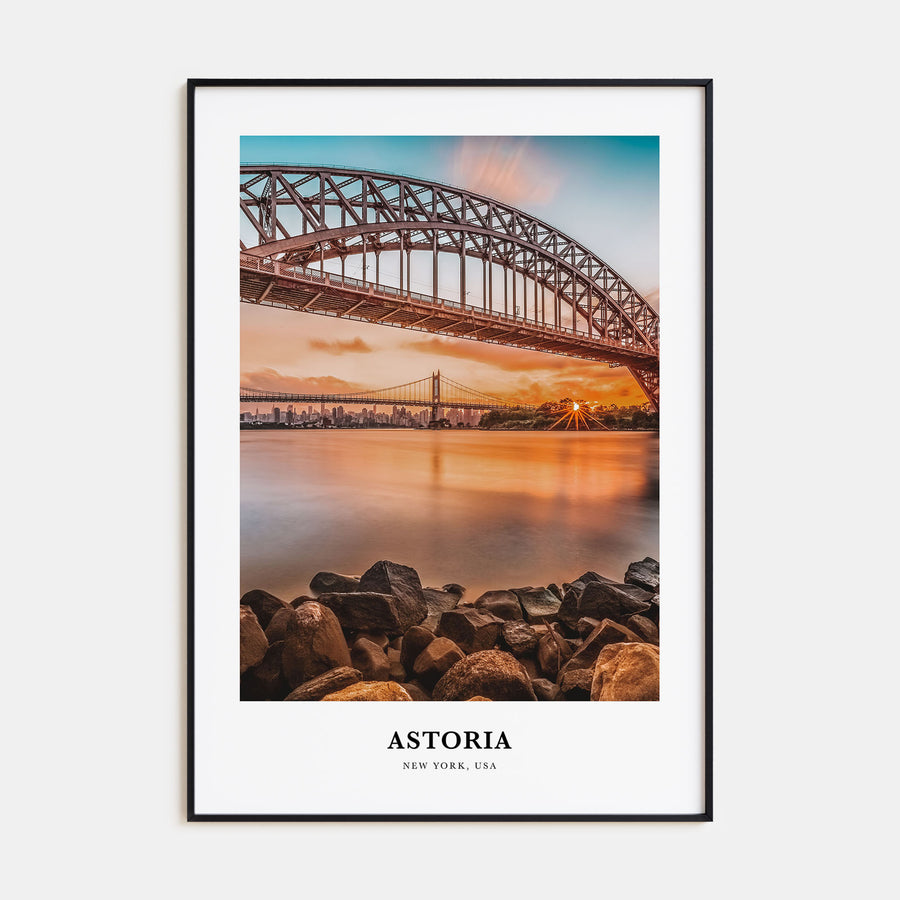 Astoria, New York Portrait Color Poster