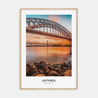 Astoria, New York Portrait Color Poster