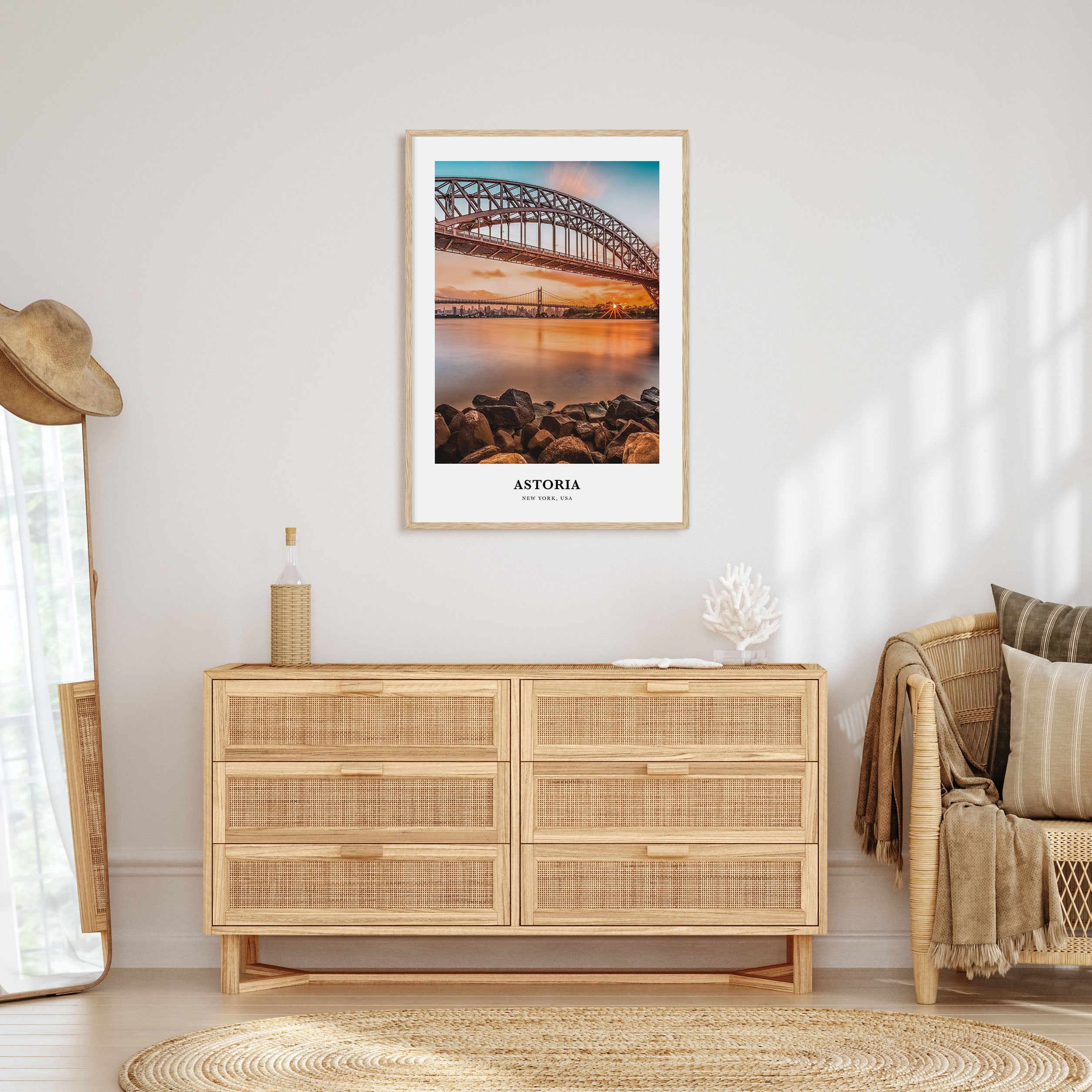 Astoria, New York Portrait Color Poster