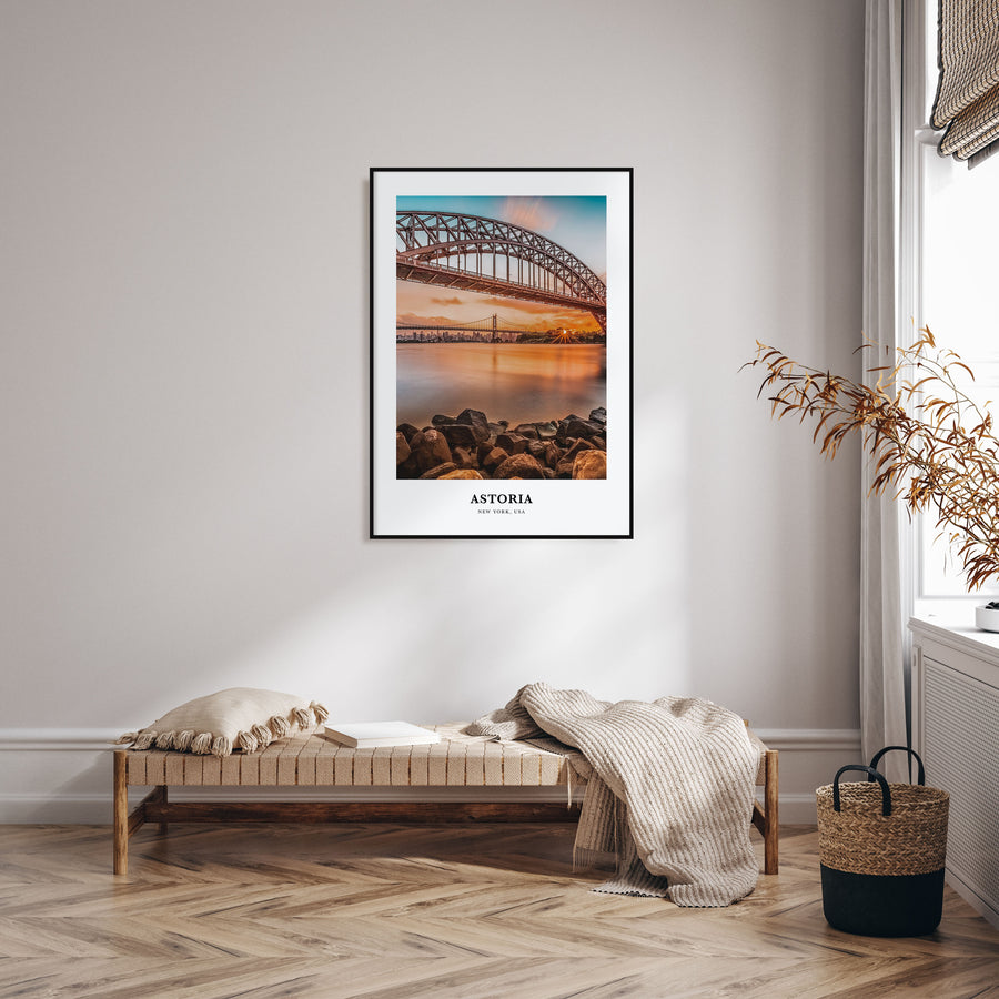 Astoria, New York Portrait Color Poster