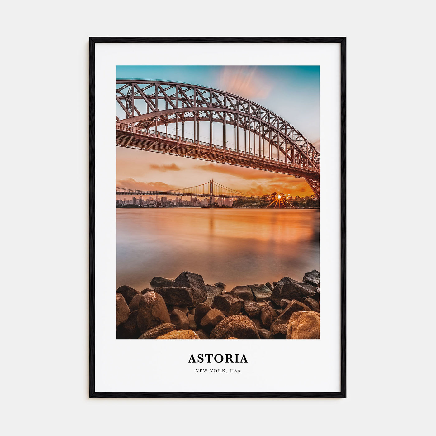 Astoria, New York Portrait Color Poster