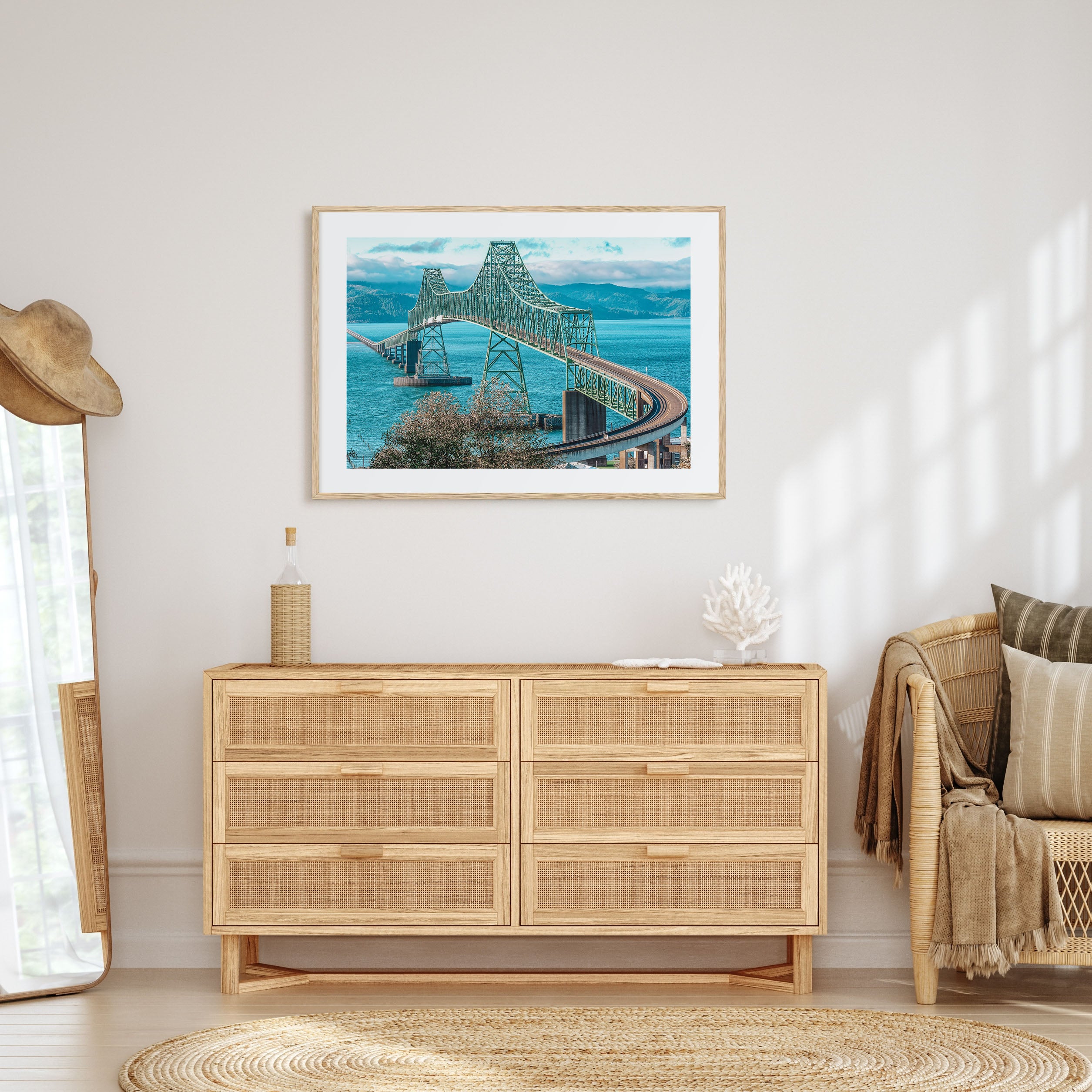 Astoria, Oregon Landscape Color Poster