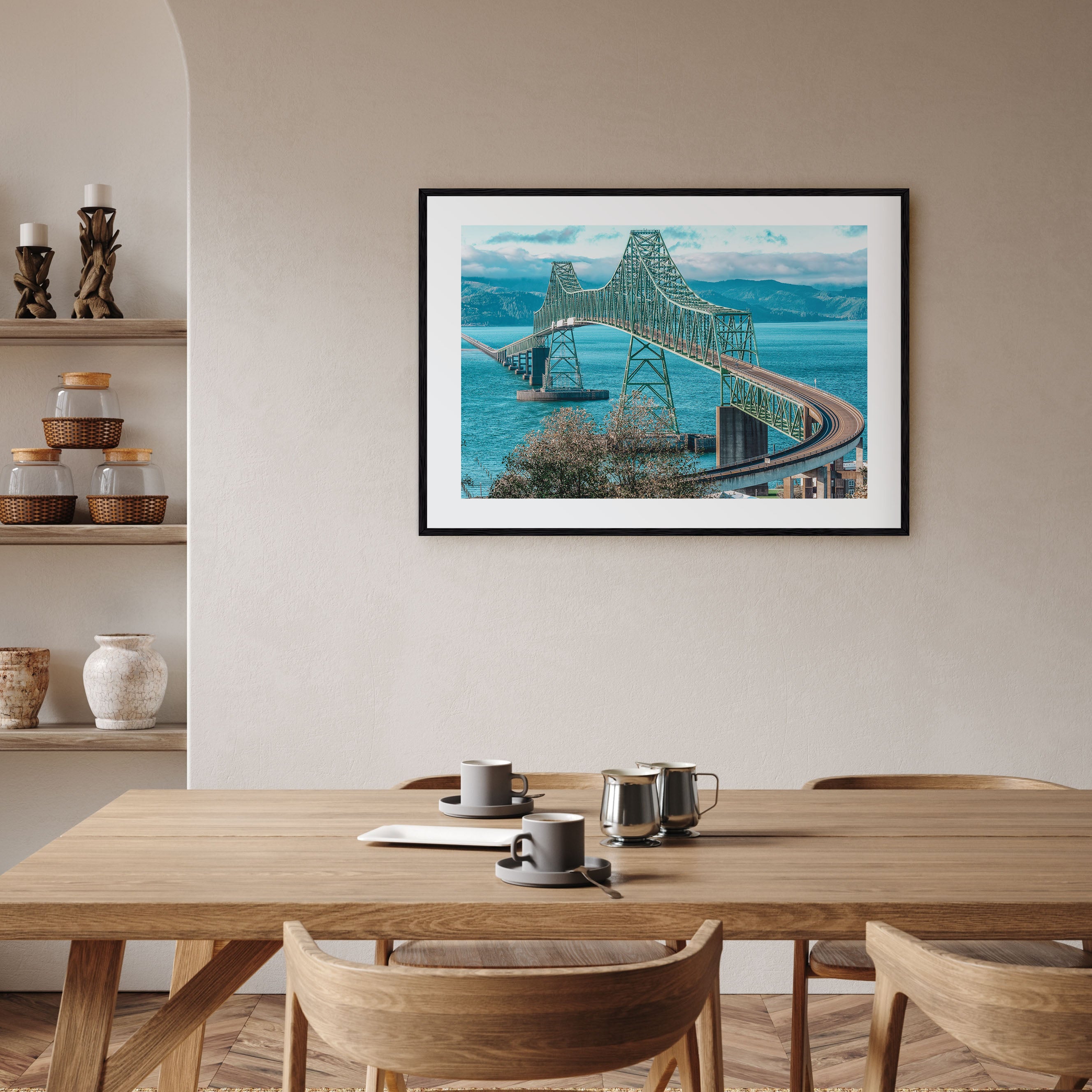 Astoria, Oregon Landscape Color Poster
