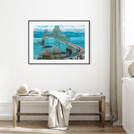 Astoria, Oregon Landscape Color Poster