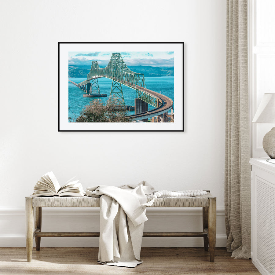 Astoria, Oregon Landscape Color Poster