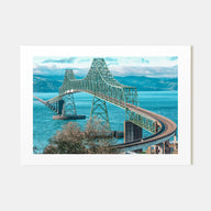 Astoria, Oregon Landscape Color Poster