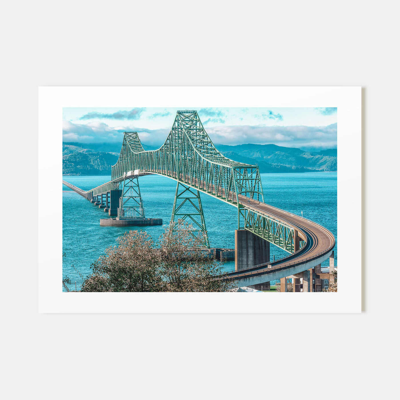 Astoria, Oregon Landscape Color Poster